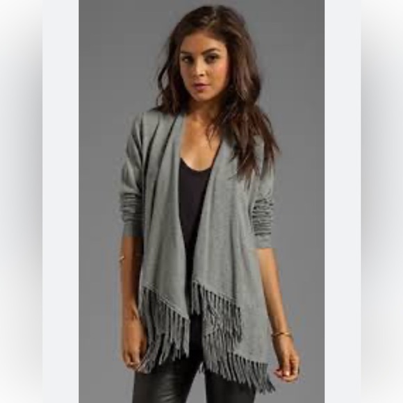 Central Park West Fringed Open Cardy size M - Picture 1 of 9